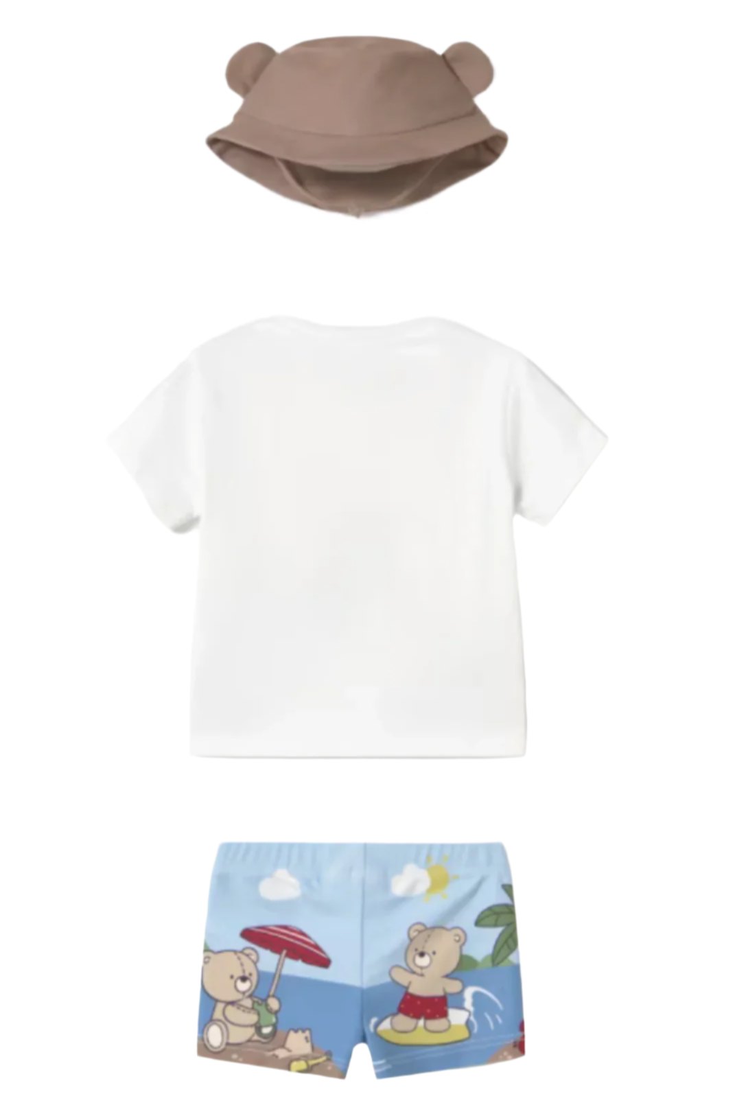 Newborn 3-Piece Swim Set with Sun Protection