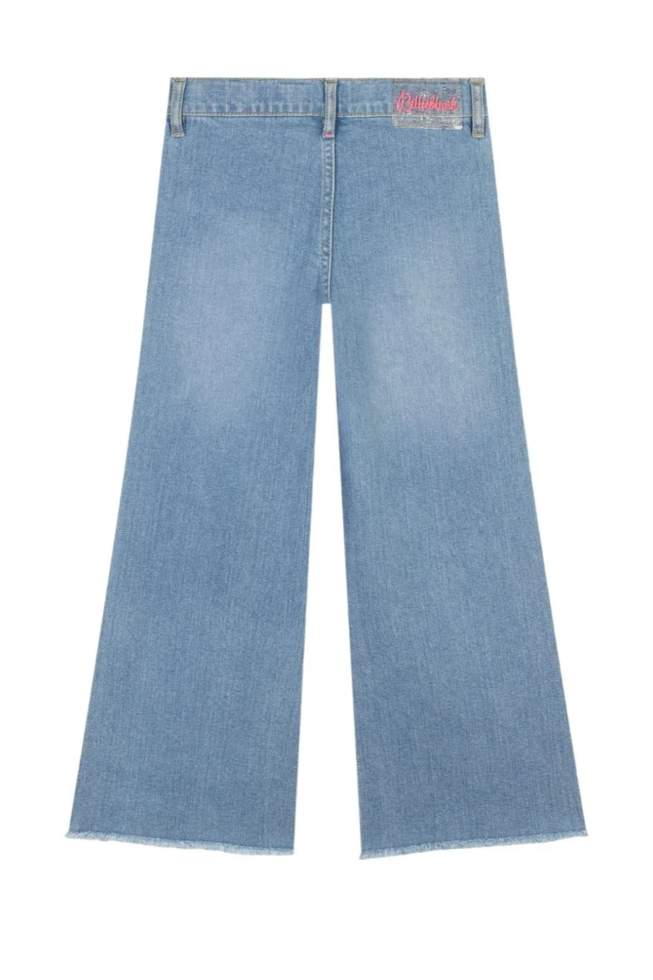 Girls Blue Denim Sequin Pocket Jeans