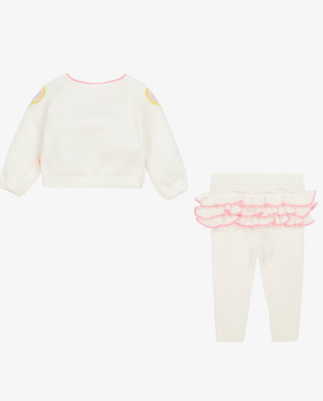 Baby Girls Ivory Sparkly Knit Leggings Set