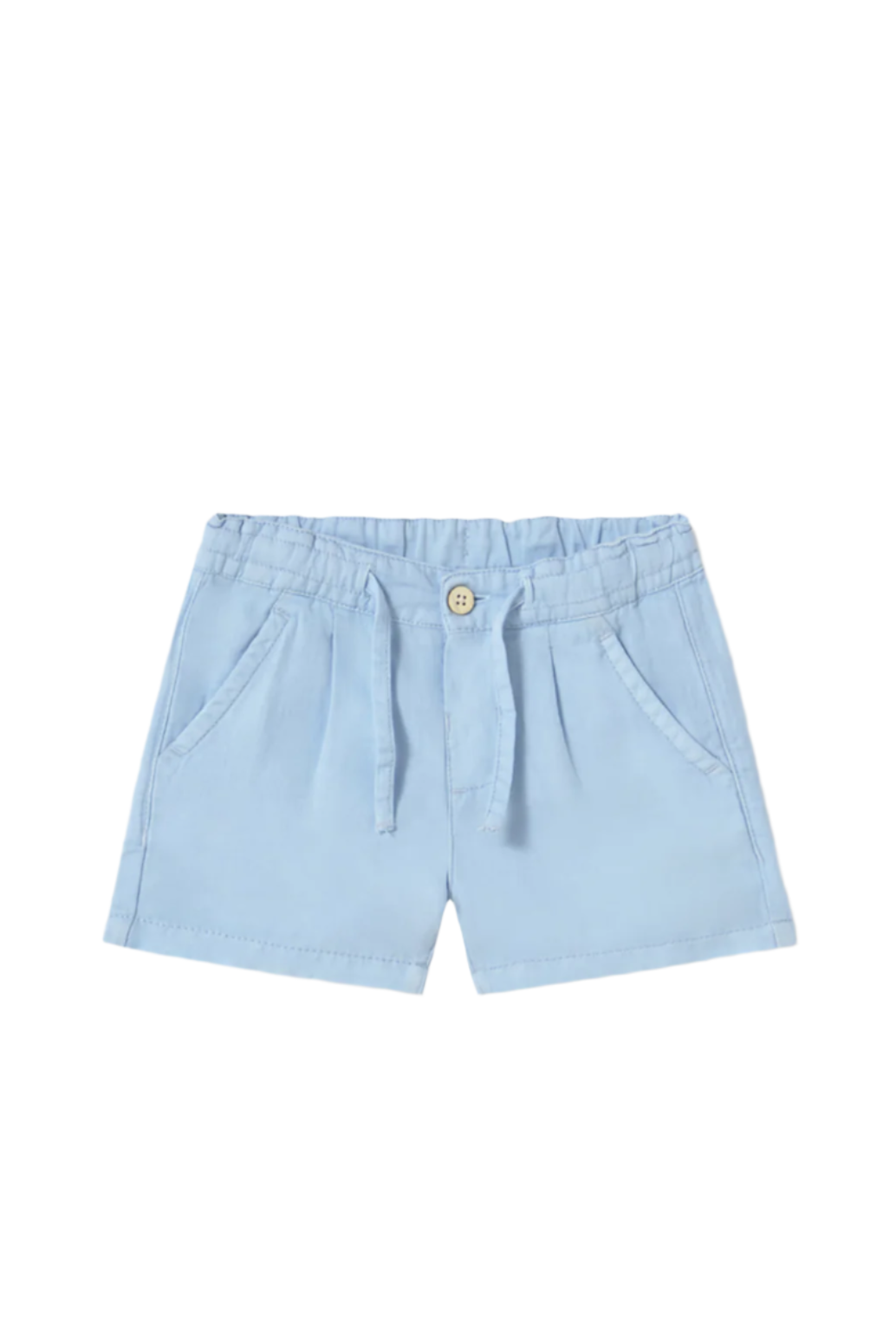 Baby Printed Shirt/Baby Loose-Fit Linen Shorts