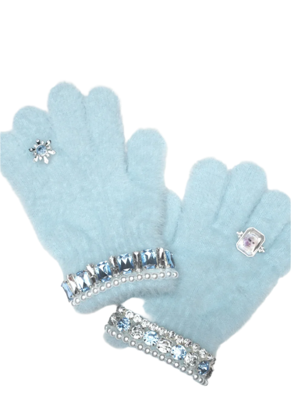 Disney Frozen Elsa Winter Jeweled Gloves