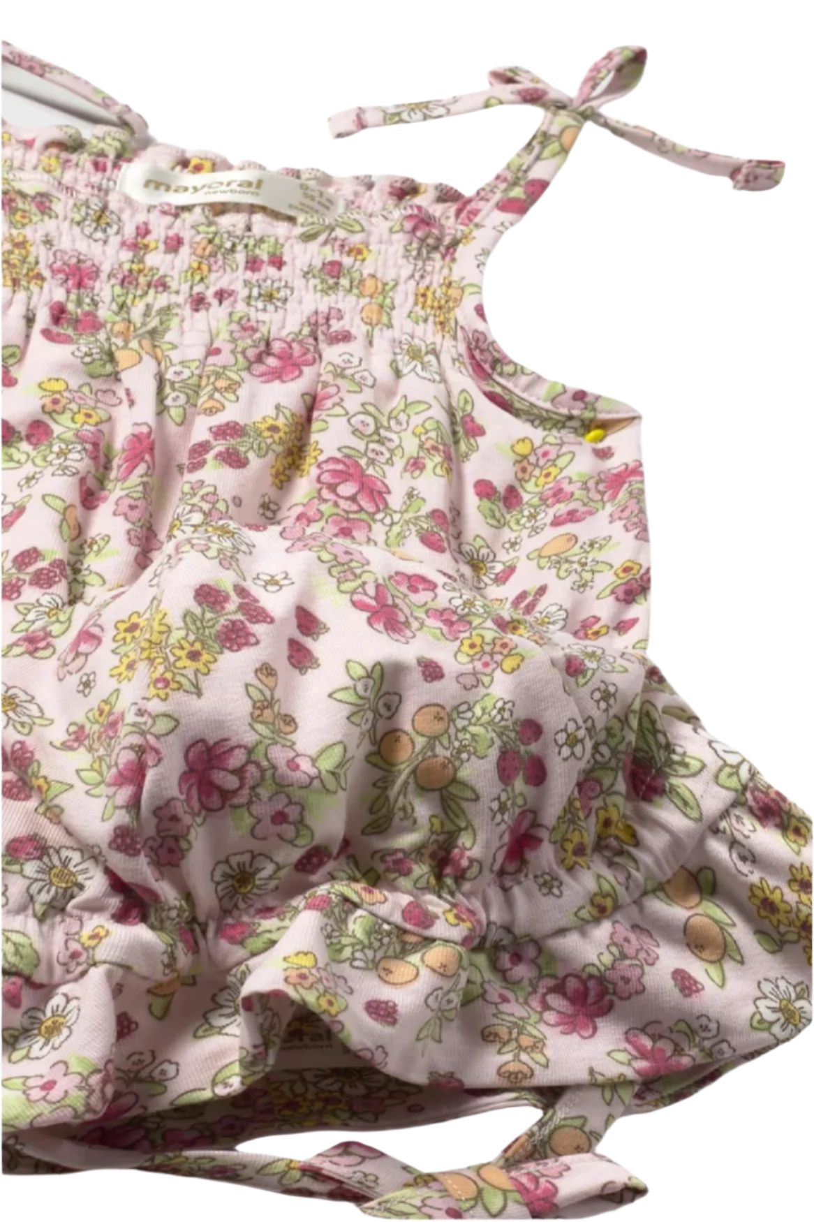 Floral Dungaree with Hat