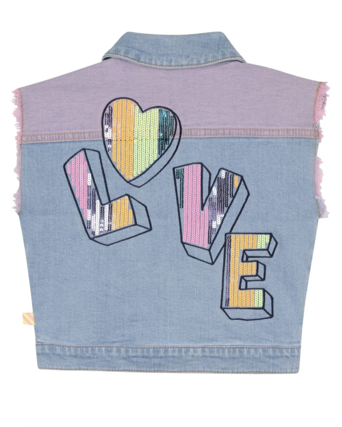 Love Colored Denim Vest