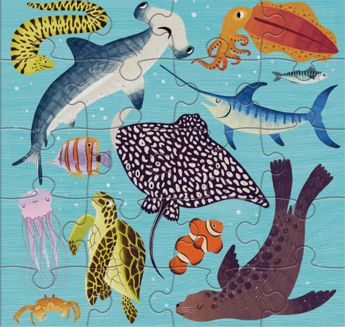 Land & Sea Animals Magnetic Puzzle