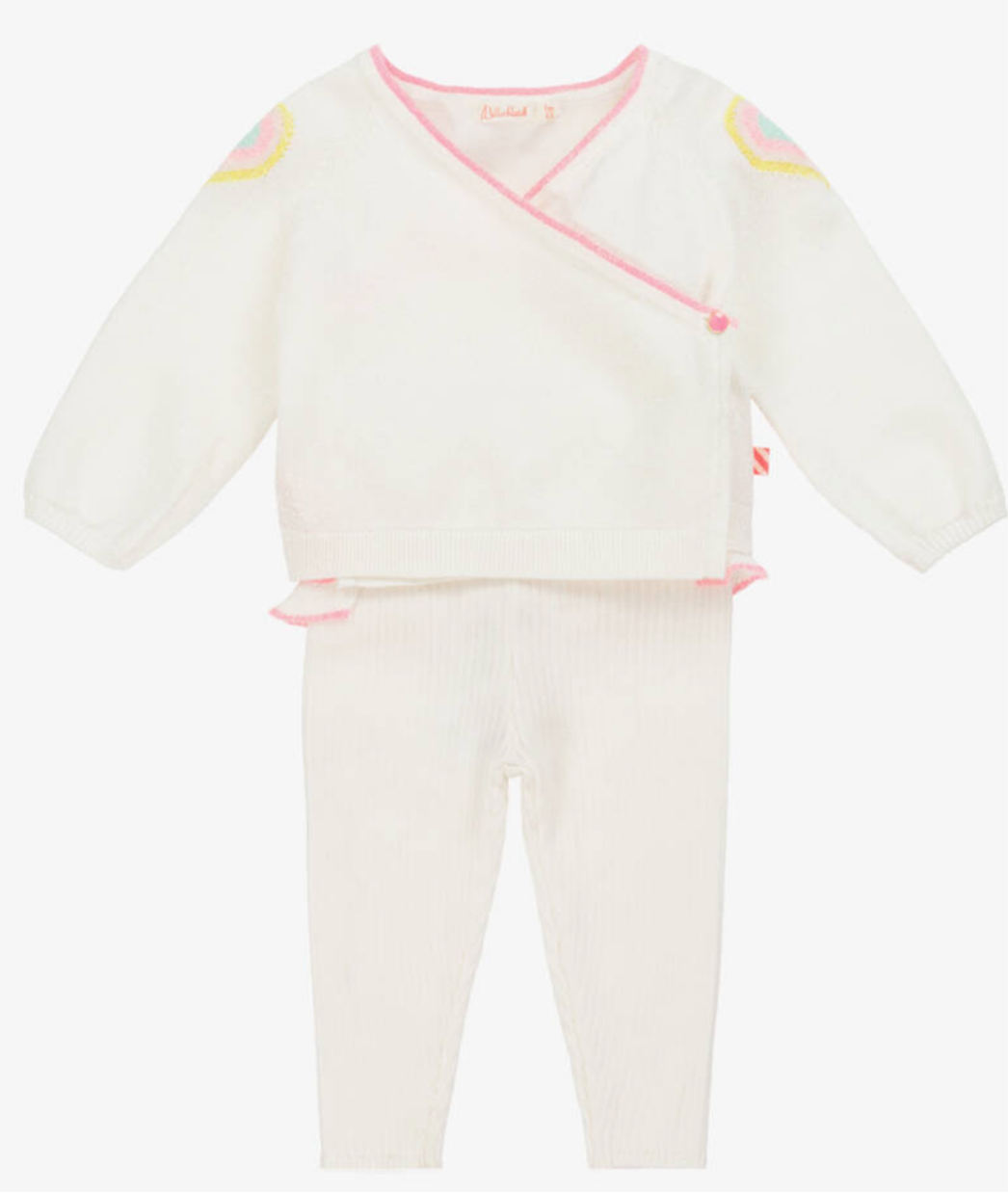 Baby Girls Ivory Sparkly Knit Leggings Set