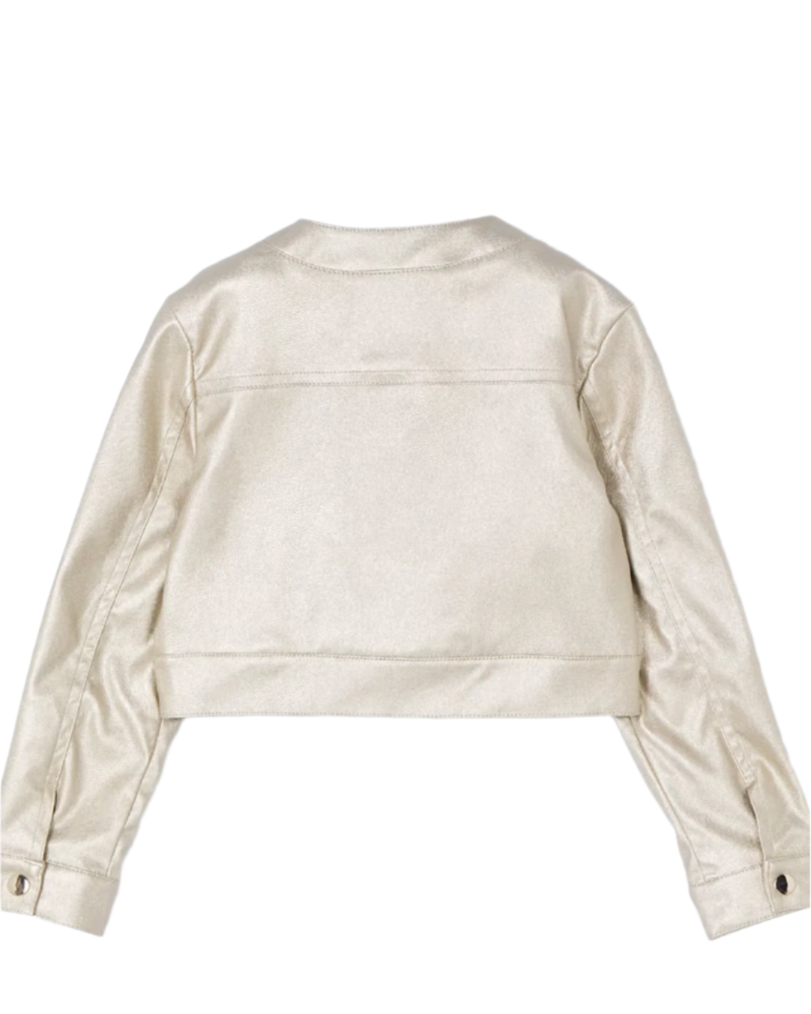 Girl Metallic Jacket
