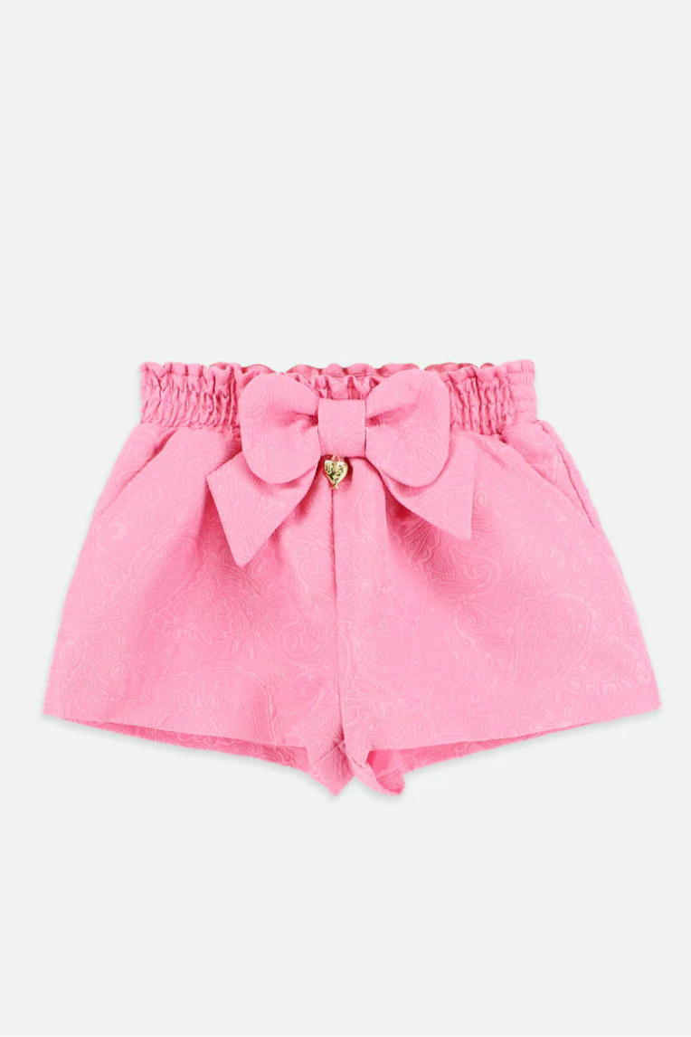 Rosetta Blooming Marvellous Tulle Top / Ruthie Bow Jacquard Shorts Begonia Pink