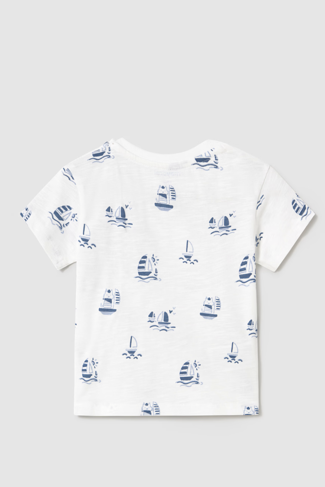 Baby Printed T-Shirt with Pocket/Baby Sports Shorts