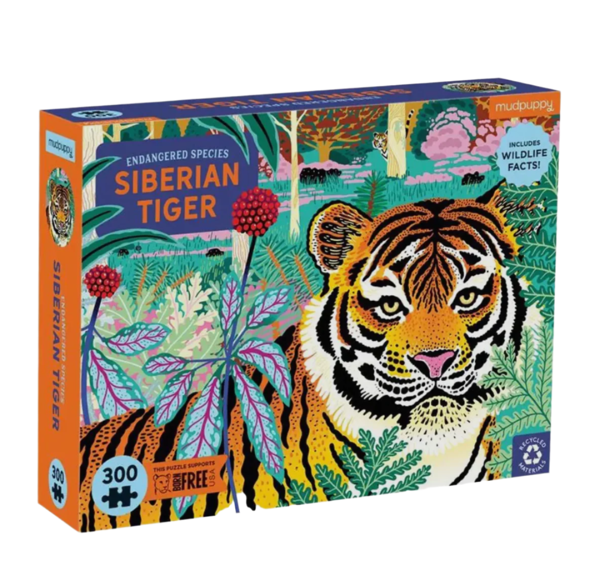 Siberian Tiger Endangered Species300 Piece Puzzle