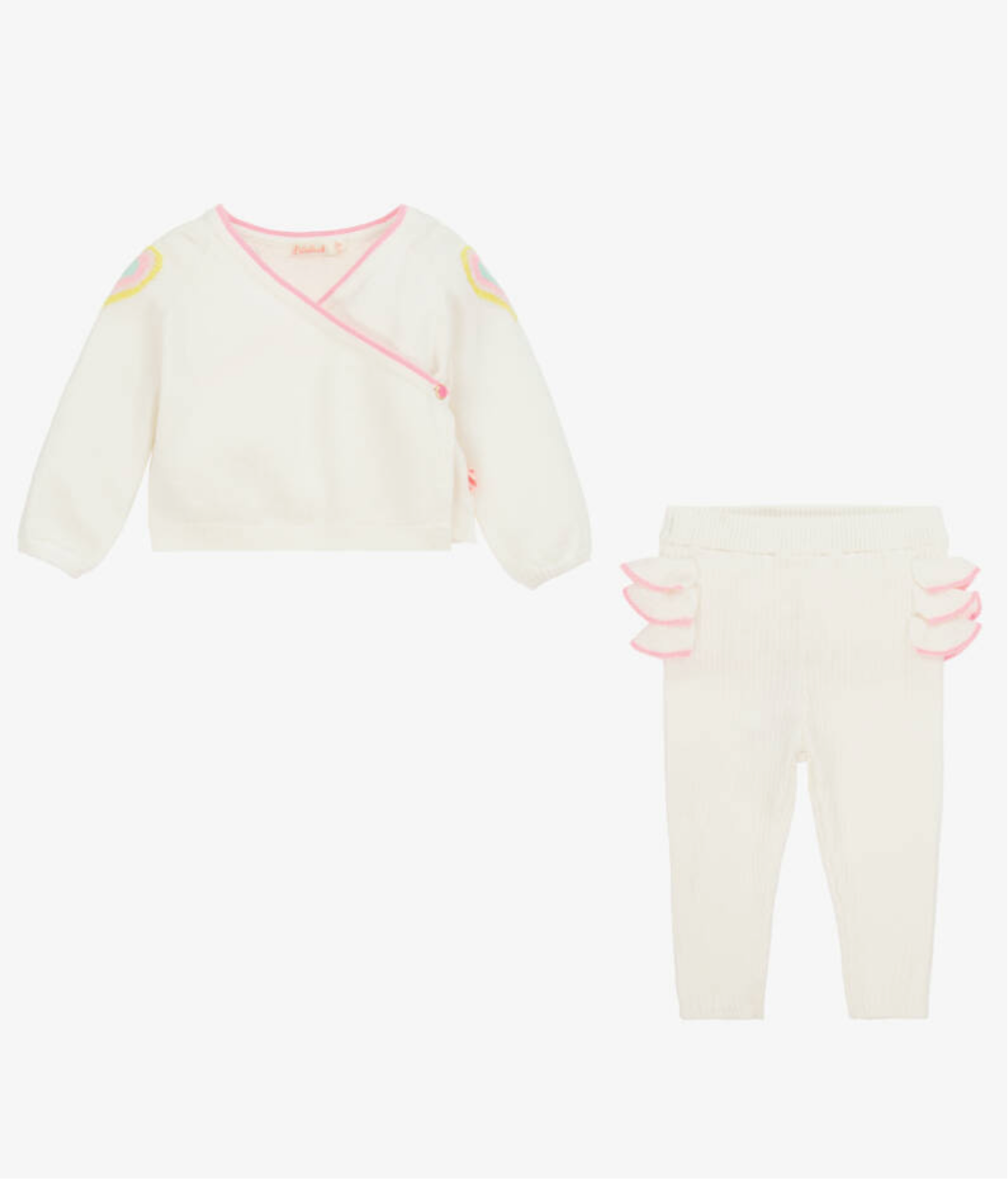 Baby Girls Ivory Sparkly Knit Leggings Set