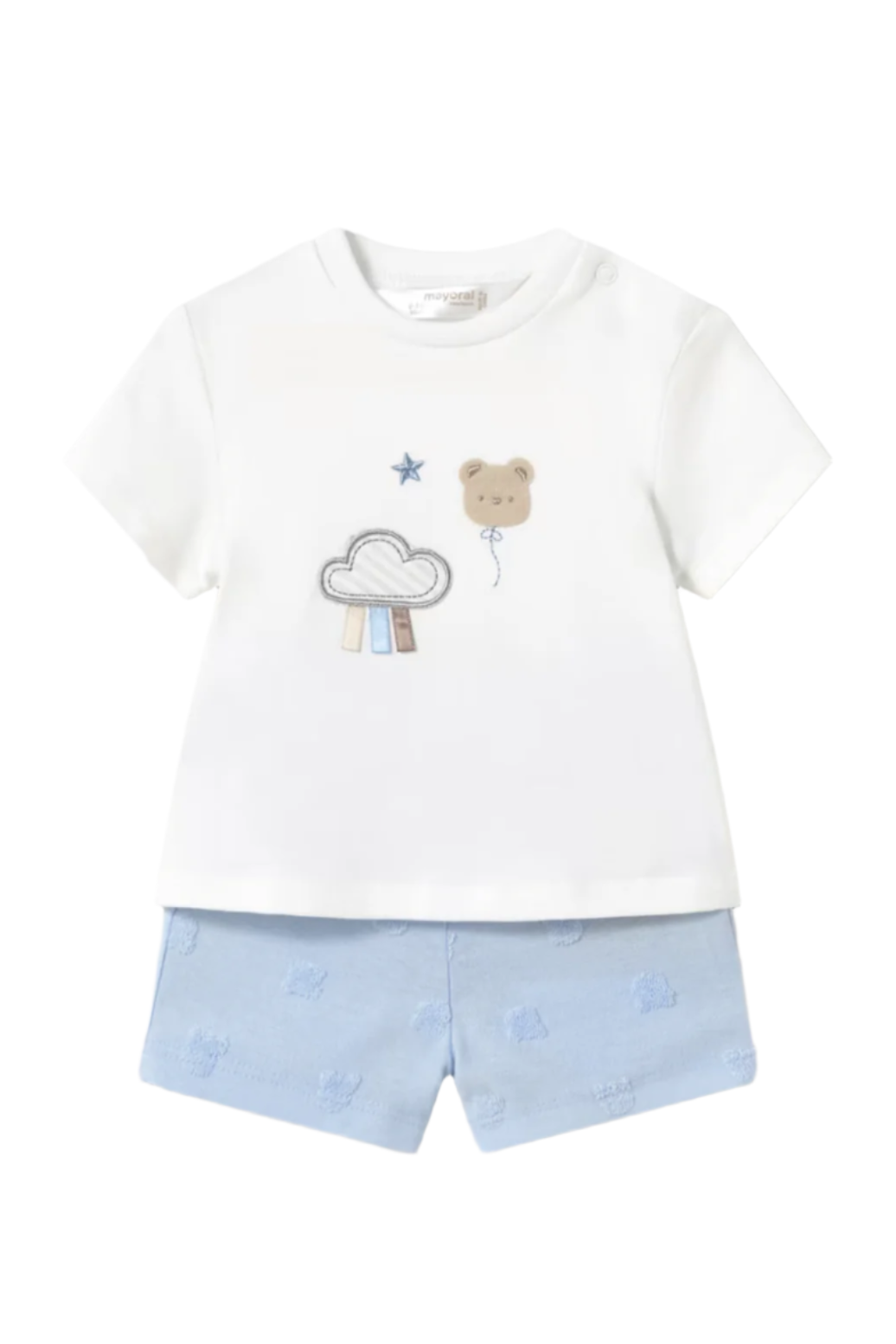 Newborn 4-Piece Set with Shorts