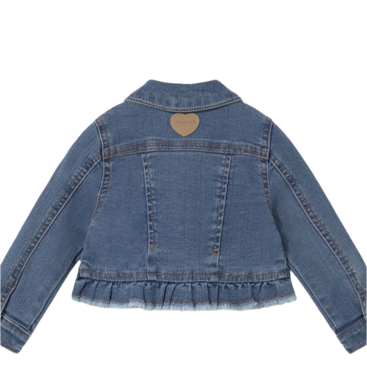 Ruffled Denim Jacket