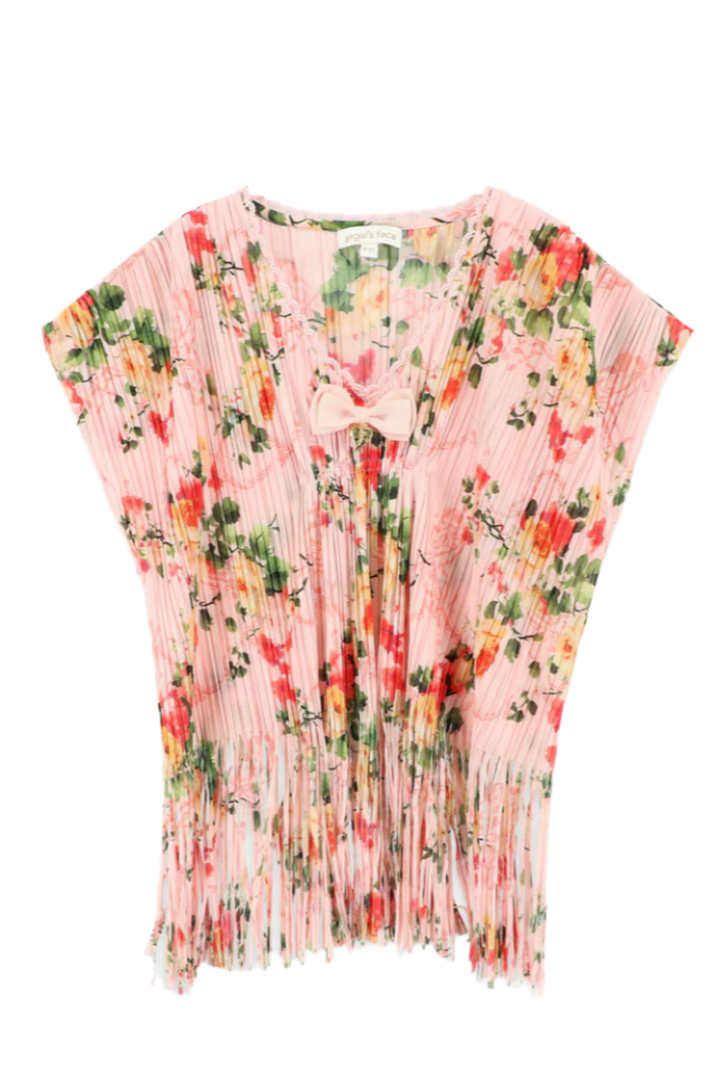 June Primrose Kaftan Pale Pink