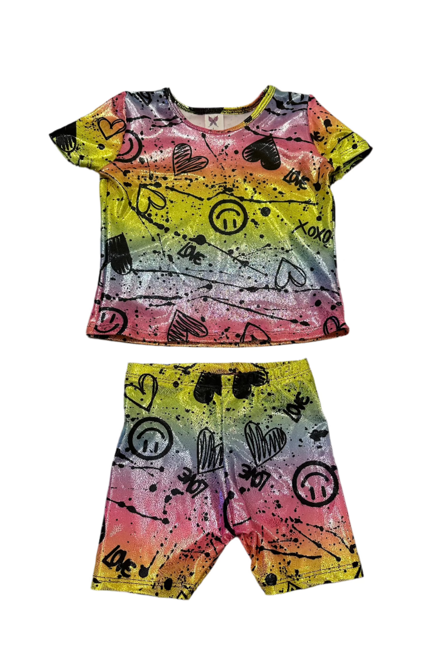 Sparkle Neon Graffiti Set