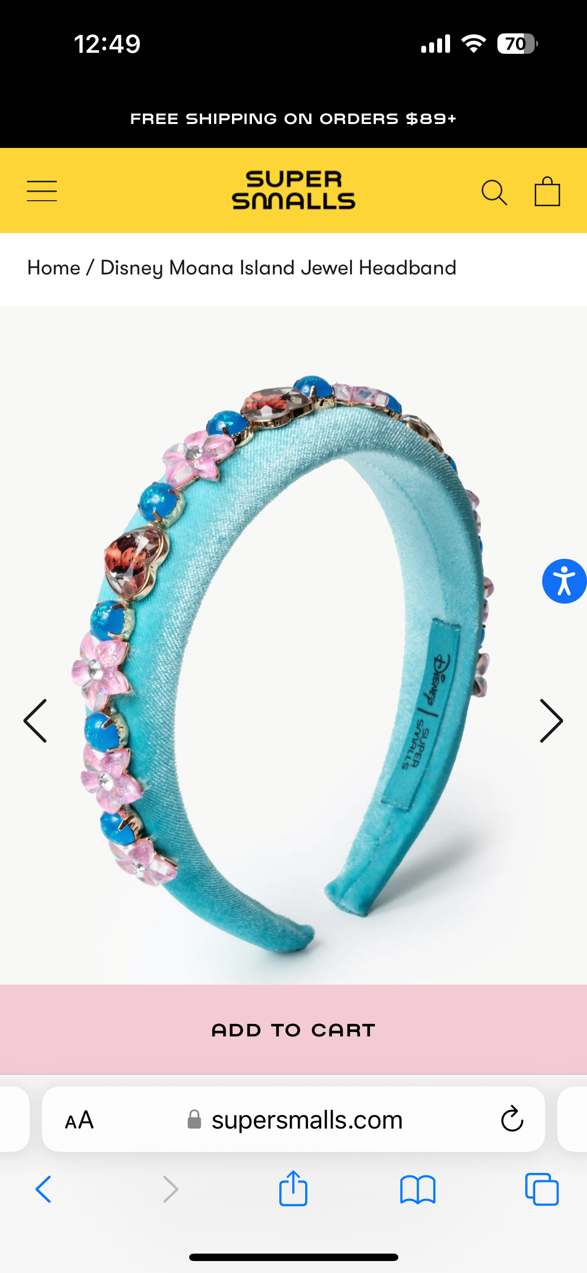 Disney Moana Island Jewel Headband