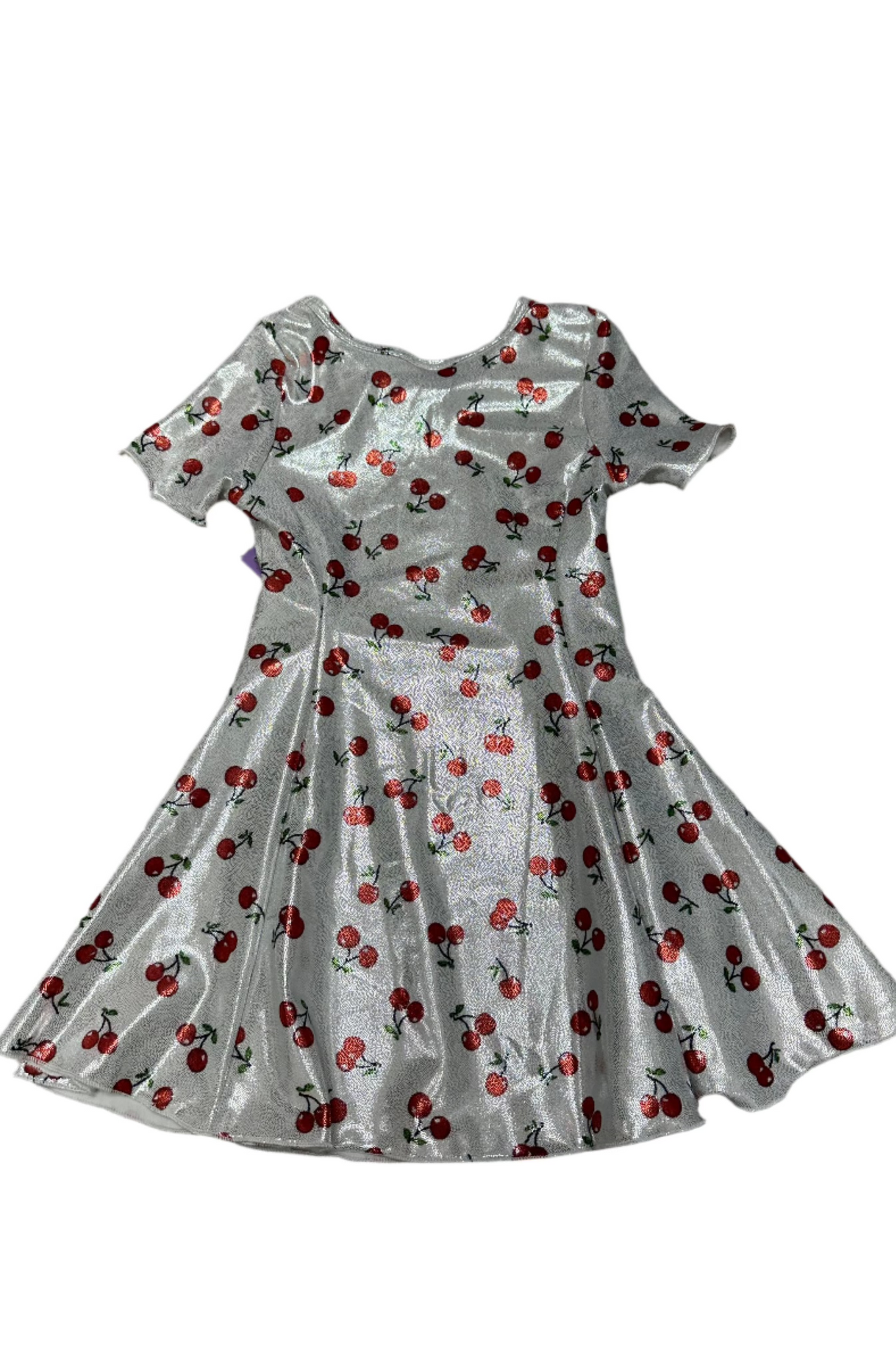 S/S Fit & Flare Dress Sparkle Cherries