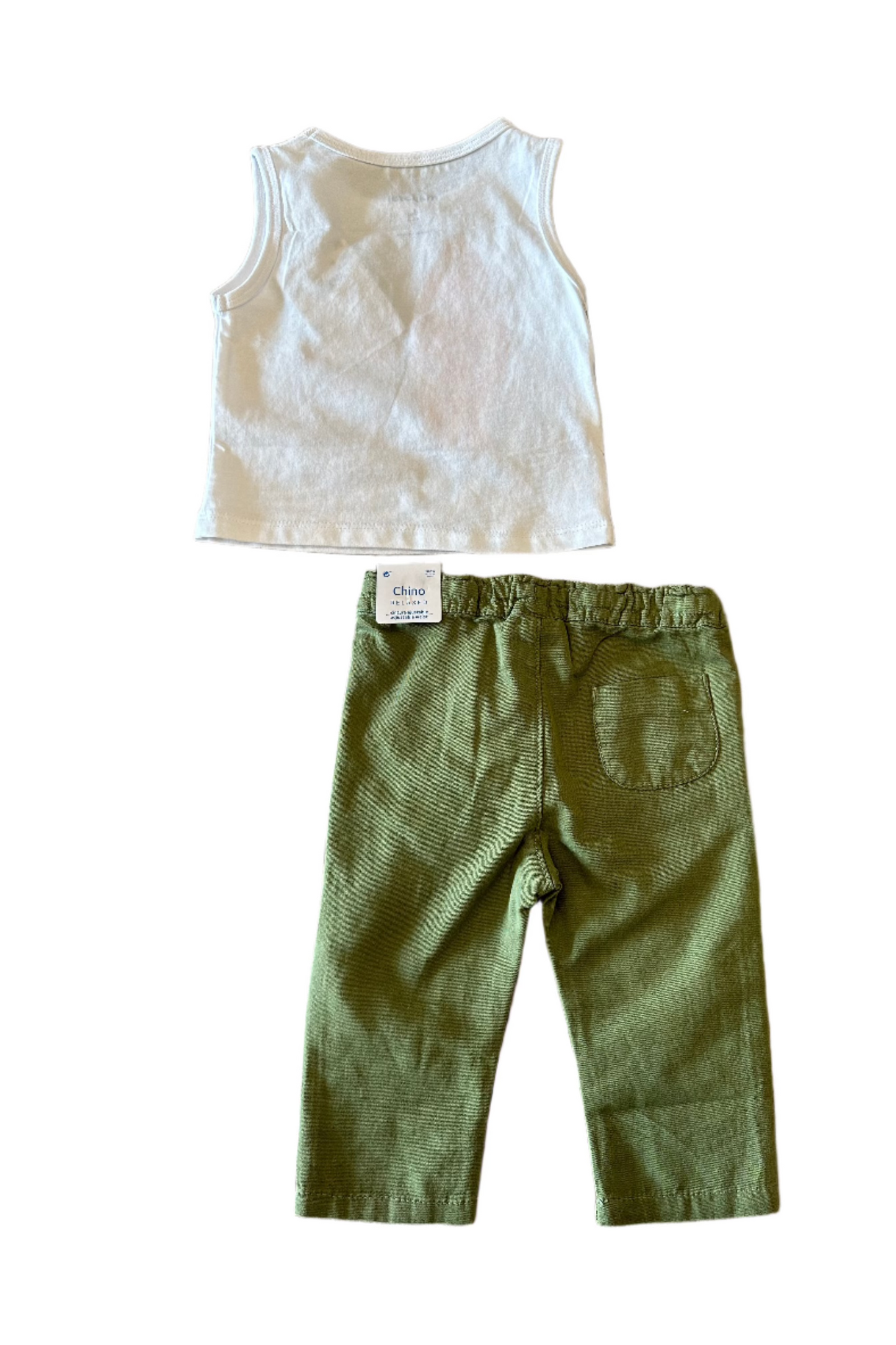 Baby Interactive Sleeveless T-Shirt/Baby Loose-Fit Linen Pants