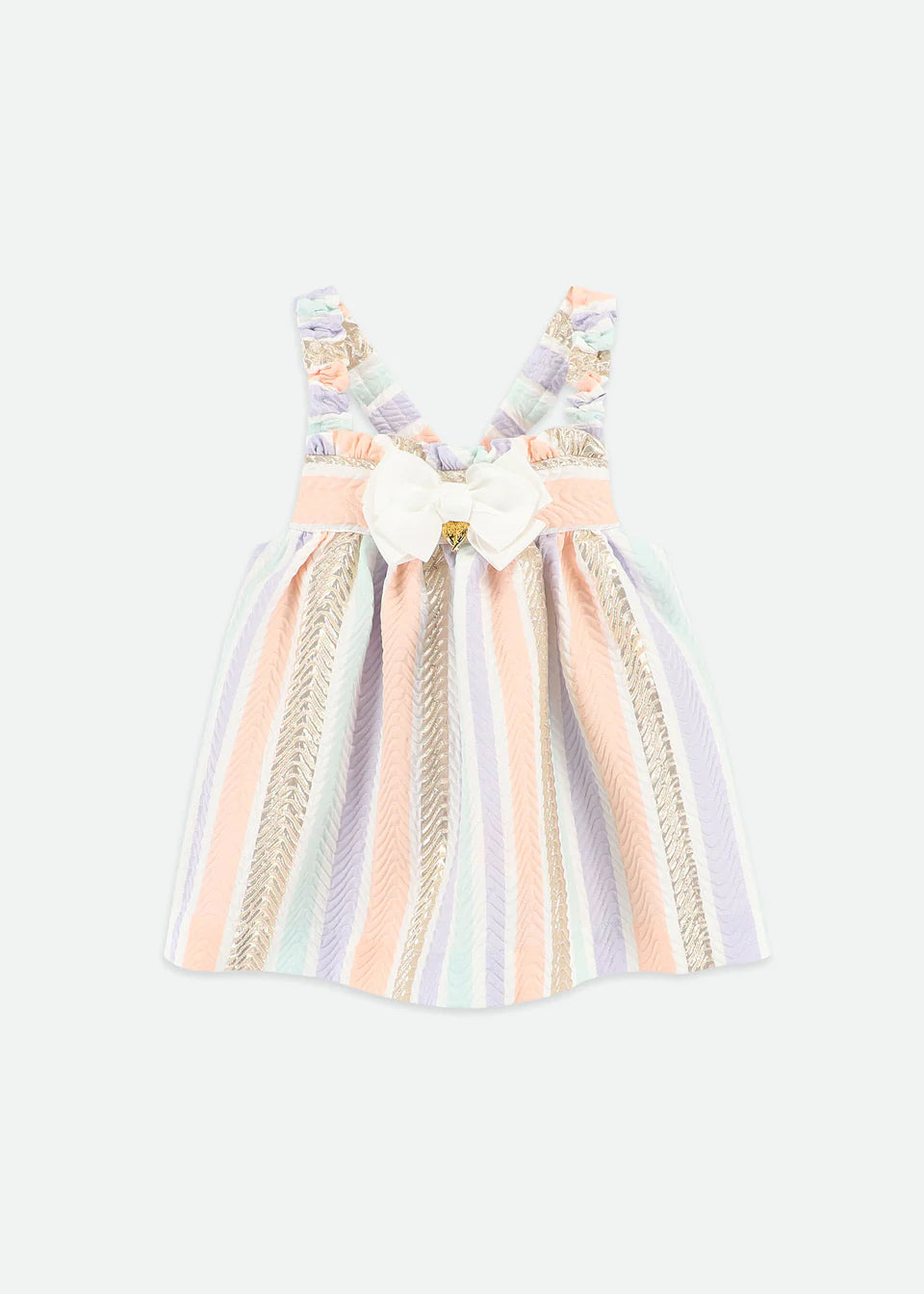 Wave Stripe Jacquard Top & Short Set