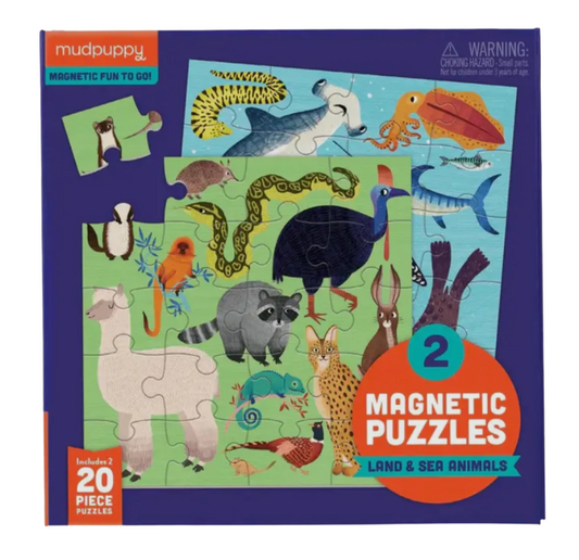 Land & Sea Animals Magnetic Puzzle