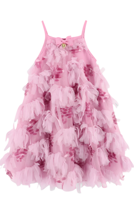 Palma 3D Tulle and Sequin Dress Orchid