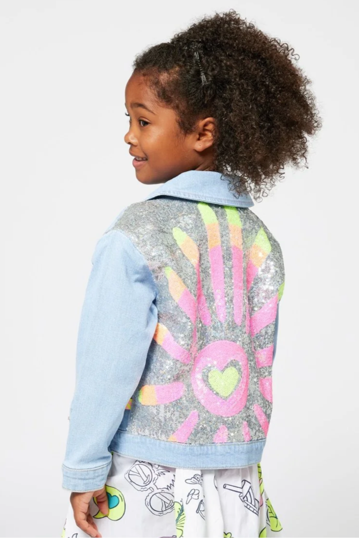 Sequin Denim Jacket