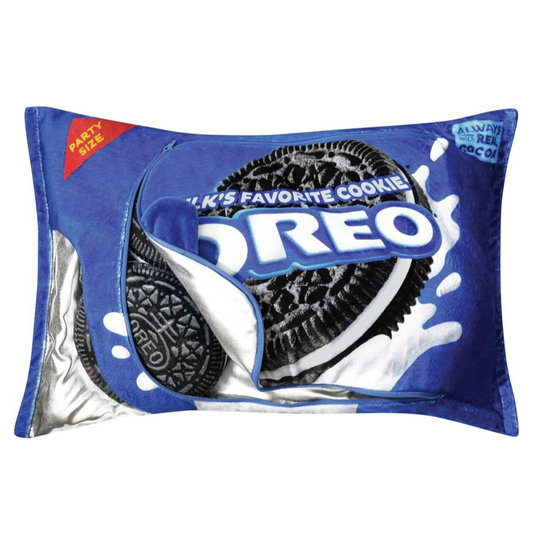 Iscream Oreo Cookies Packaging Fleece Plush