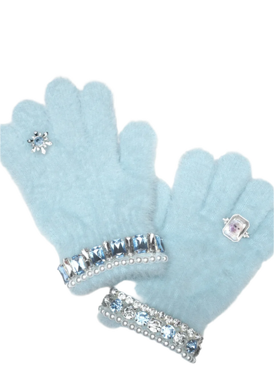 Disney Frozen Elsa Winter Jeweled Gloves