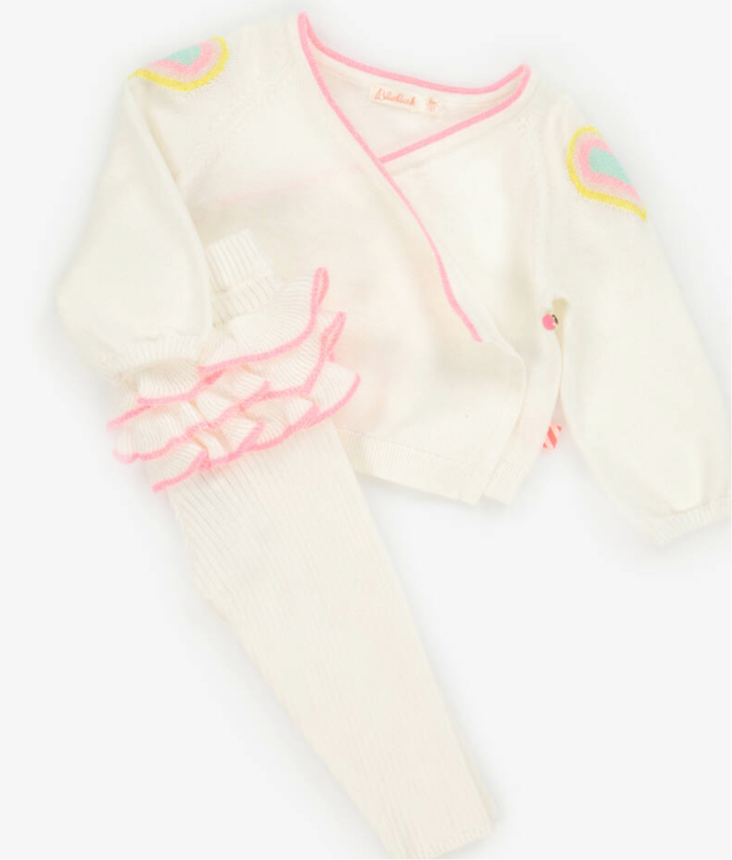 Baby Girls Ivory Sparkly Knit Leggings Set