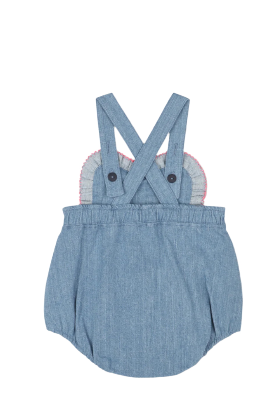 Billieblush Denim Heart Overalls