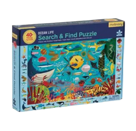 Ocean Life Search & Find Puzzle