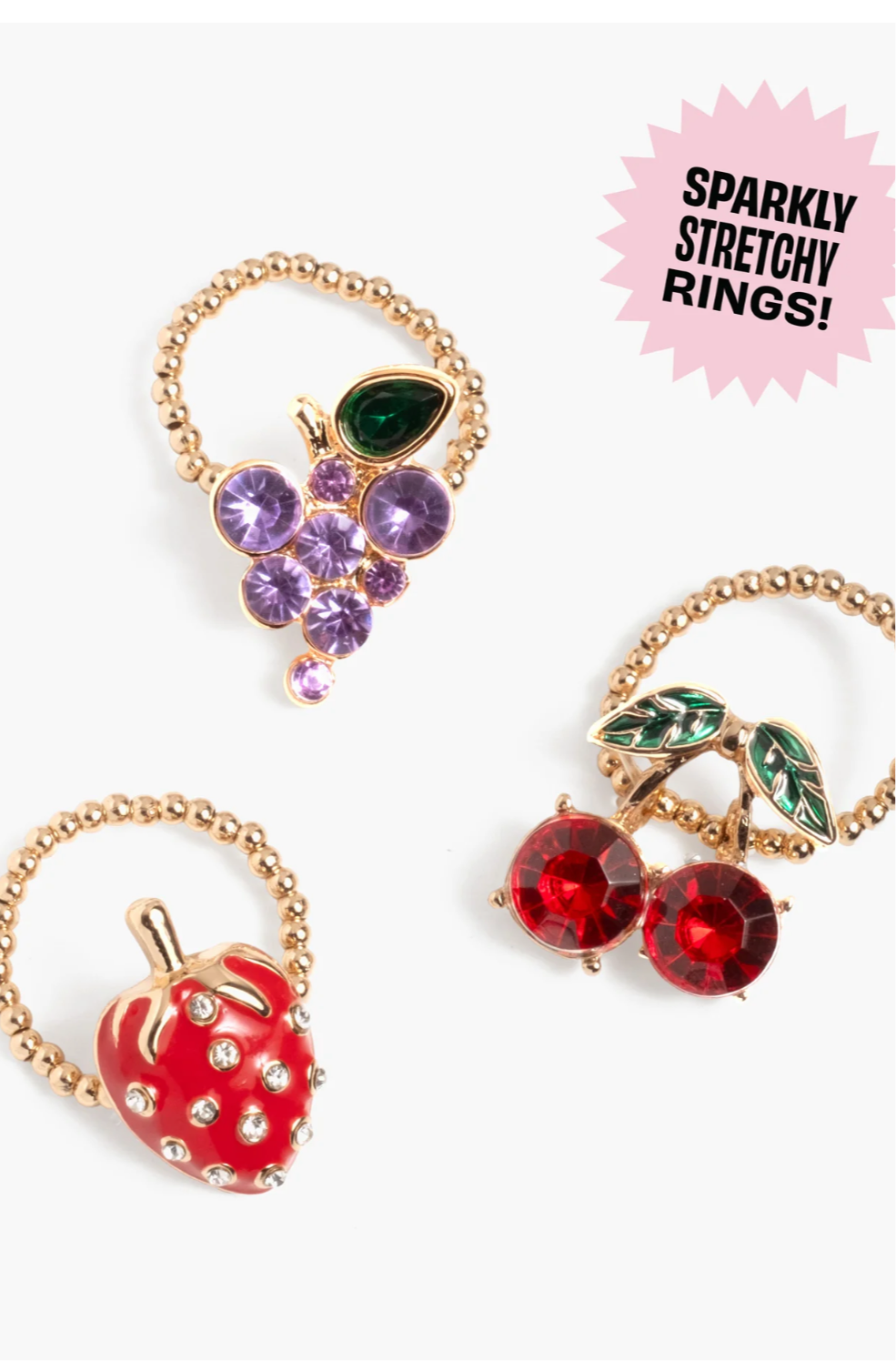 Gloss it Fruity Lip Gloss Ring Set