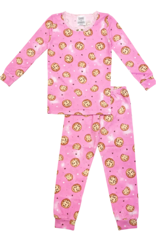 Pink Cookie Pajama Set