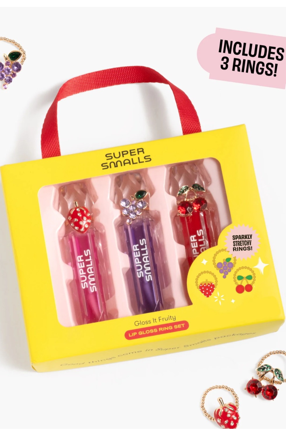 Gloss it Fruity Lip Gloss Ring Set