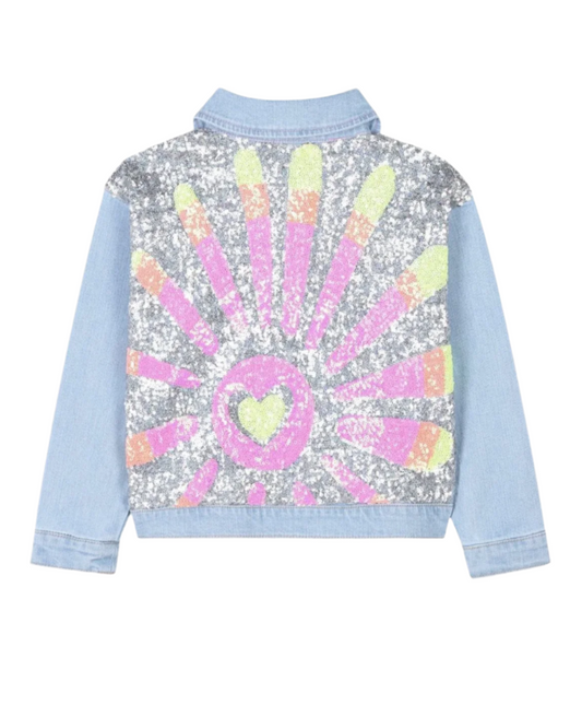 Sequin Denim Jacket