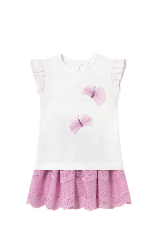 Tulle Skirt and T-Shirt Set