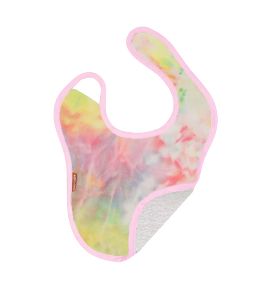 Feeding Bib - Pastel Rainbow Tie-Dye