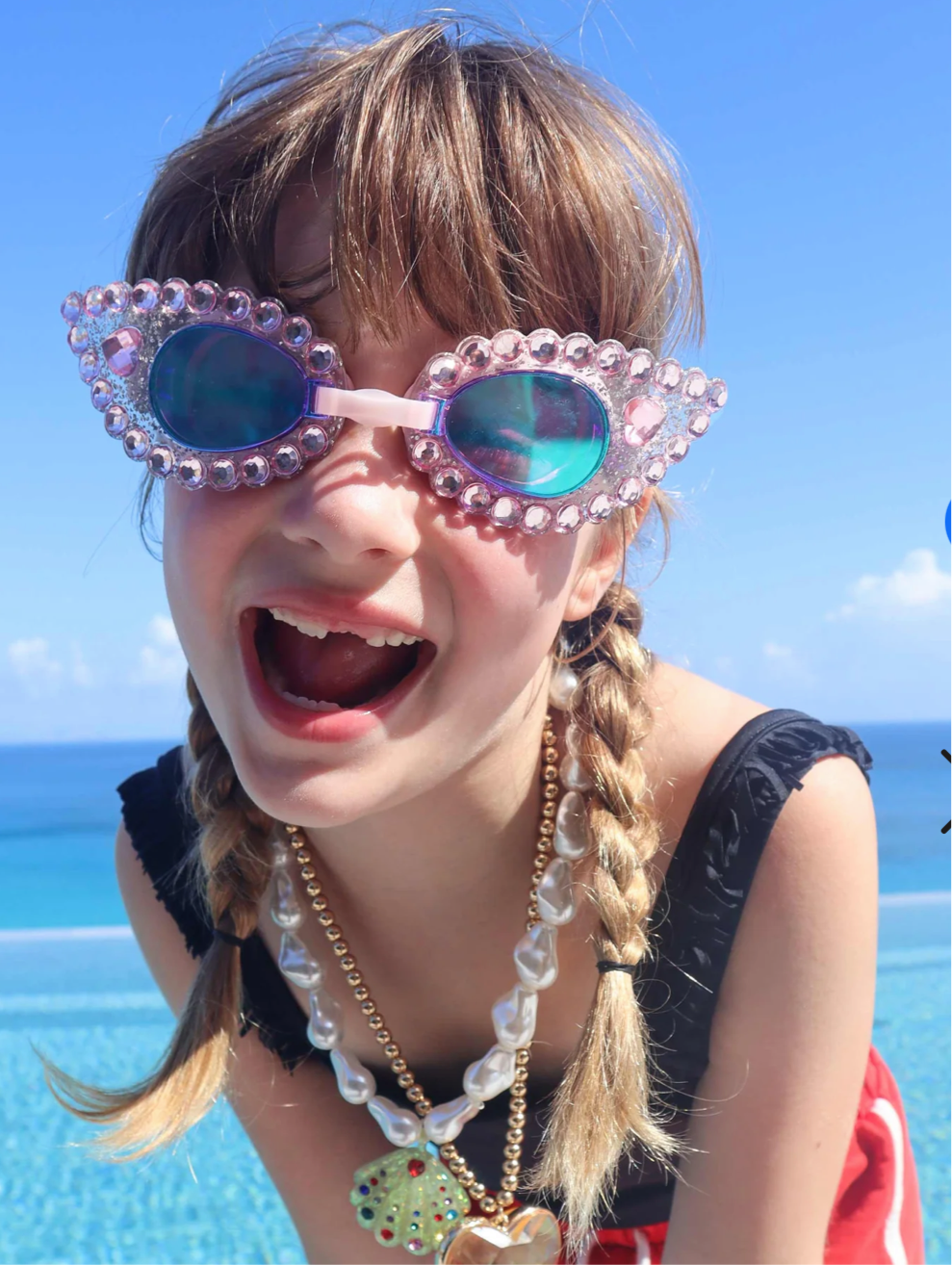Pink Splash Goggles