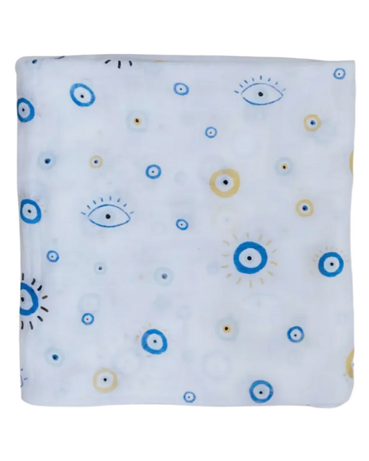 Eye See You- Bamboo MuslinSwaddle Blanket