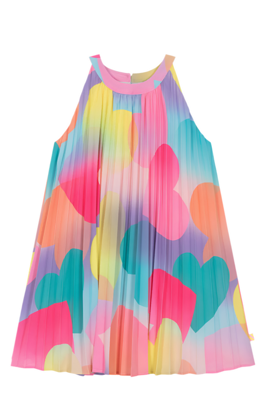Girls Multicoloured Heart Dress