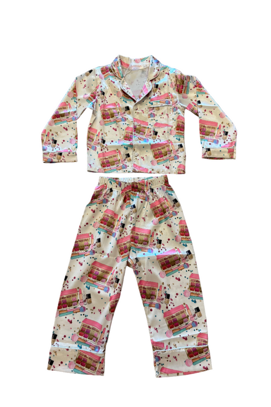 Makeup Silky Pajama Set
