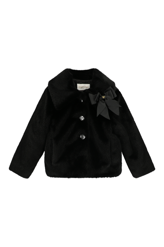 Nola Fur Jacket Black