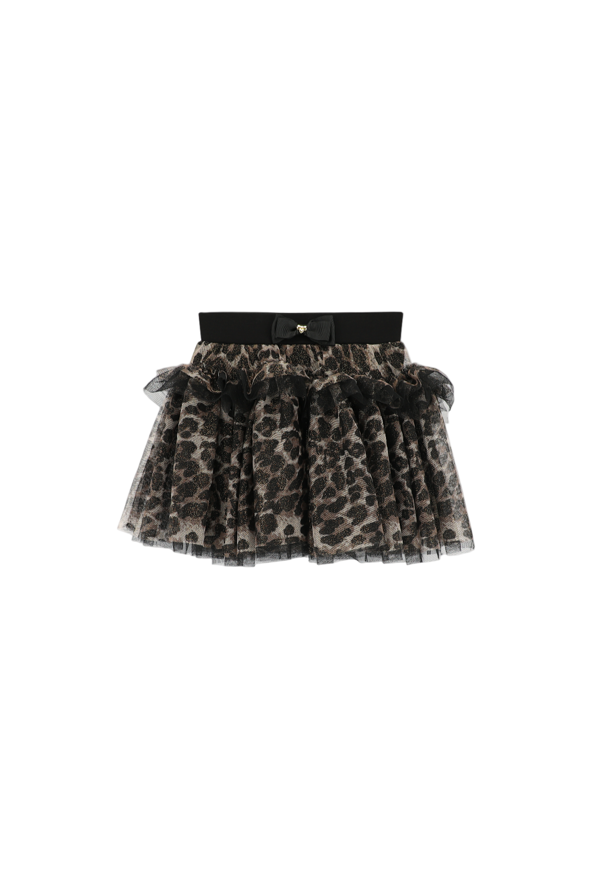 Georgian Leopard Skirt Black