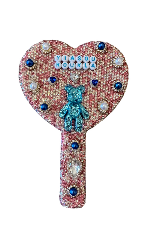 NIKKI Yiasou Koukla Jeweled Mirror
