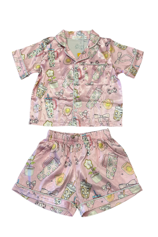 Stanley Cup Short Silk Pajamas