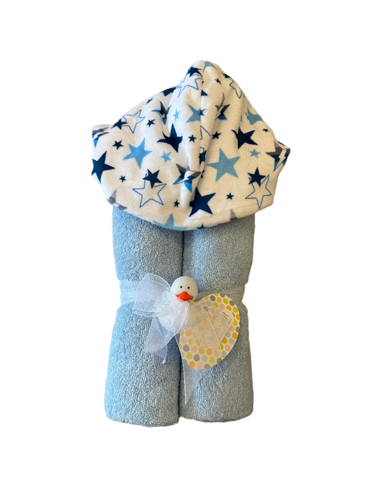 Deluxe Hooded Towel - Starlight Blue