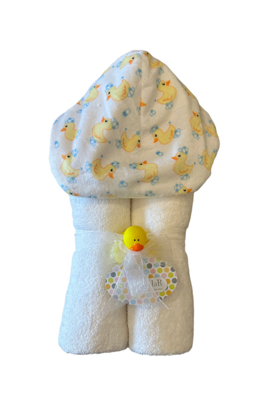 Deluxe Hooded Towel - Yellow Ducky